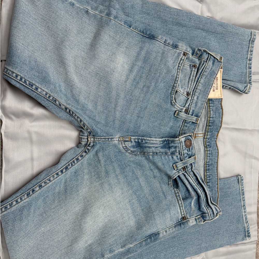 Hollister Men's Light Blue Skinny Jeans